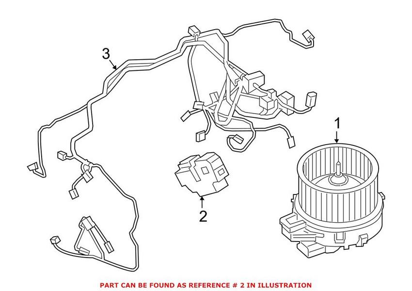 BMW HVAC Air Inlet Door Actuator 64119384023